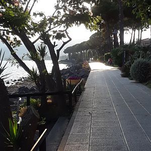 Trevignano Romano lakeside promenade june 2017