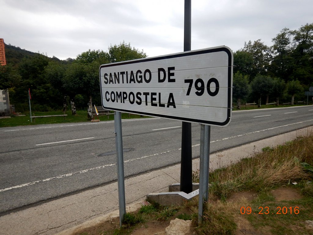 Only 790 km to Santiago