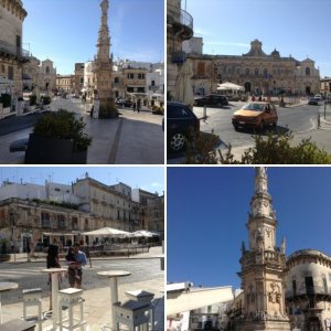 Ostuni in Puglia. Summer 2017