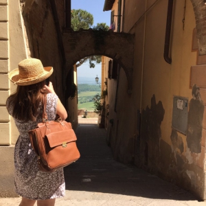 Jessica in Montepulciano