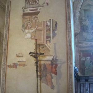 Frescoes in Pienza