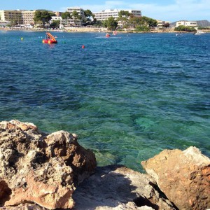 Just the clear waters of the Mediterranean Sea