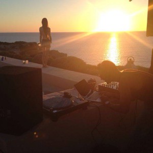 Admiring the sunset