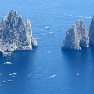 Close up of the Faraglioni