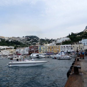 View from the ferry dock...so long, Capri, hope to see you again!