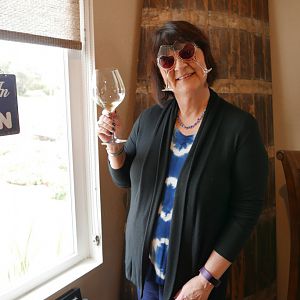 Mindy Smith at Longoria wine tasting room, in Lompoc