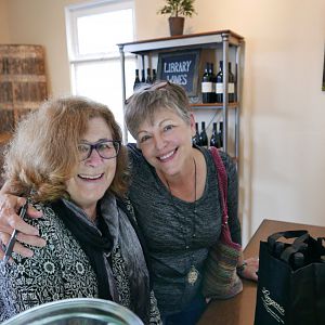 Marcia Battin and Deborah Johnson Horn