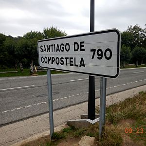 Only 790 km to Santiago