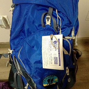 Transport Envelope On Backpack