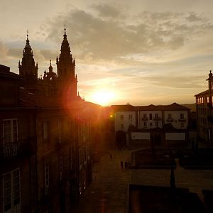Sunset View from Casa de la Inmaculada Apartment