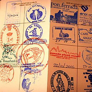 Pilgrims Credencial Needed to Receive Your Compostela (Certificate)