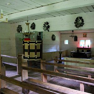 Open Air Museum Chapel Inside