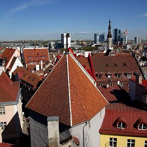 View Across Lower Town From The Walls
