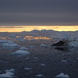 Ilulissat Ice Fjord, Midnight