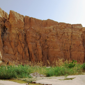 Tamerza, the canyon below cascade