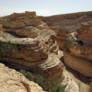 Mides Old Town standing above the gorge