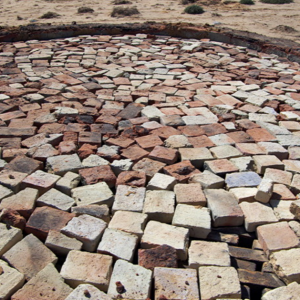 Traditional brick works, Nefta