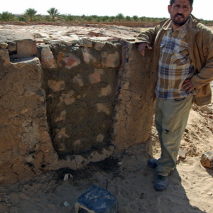 Traditional brick works, Nefta