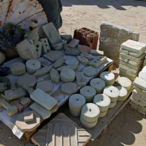 Traditional brick works, Nefta