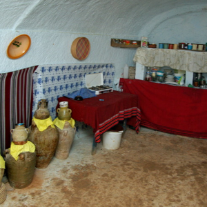 Matmata, troglodyte house