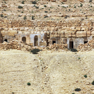 Douiret - cave dwellings on the hillside