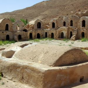 Ksar Mhira - cistern in the courtyard
