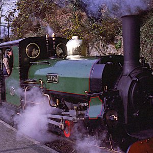 Penrhyn Quarry loco, Linda,esin  at Tan y Bwlch