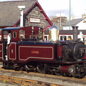 Single Fairlie, Taliesin at Porthmadog Harbour Station