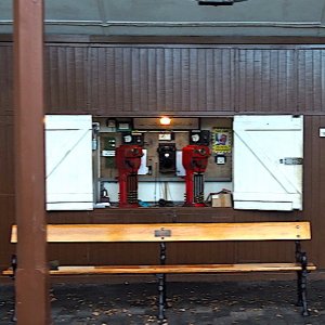 Token machine at Minffordd station