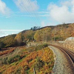 Water Tank Curve between Coed y Bleddiau and Campbell's Platform