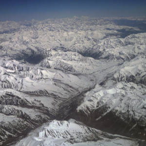Himalayas from the air