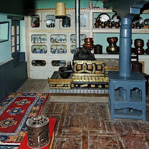 Traditional kitchen, Stoke village house