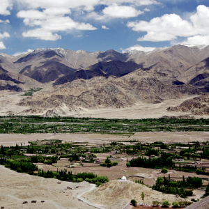 View from Matho Gompa