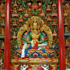 Avalokiteshvara Bodhisattva in the new Lakhang, Matho Gompa