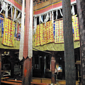 Inside the dukhamg, Hemis Gompa