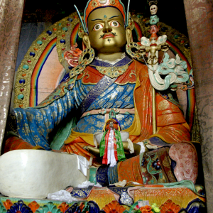 Statue of Miyu Thung Giuanlongpoche, Hemis Gompa