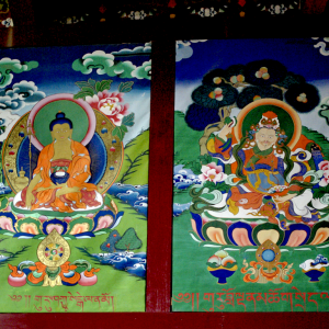 Paintings in the Dukhang, Hemis Gompa