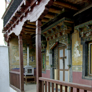 Entrance to the family shrine, Shey Village House