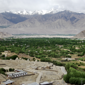 Leh from the KhardungLa road