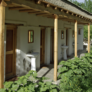 Toilet block, Nubra Organic Retreat, Hundar