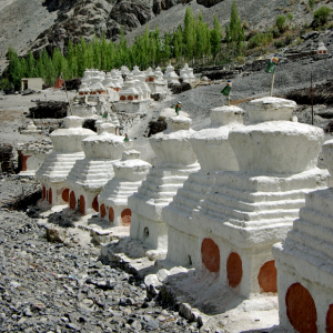 Chortans, Diskit Gompa