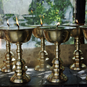 Oil lamps, Alchi Choshkar