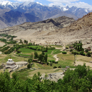 View from Likir Gompa