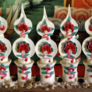 Butter sculptures in the Museum, Likir Gompa