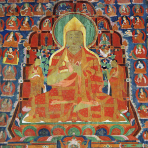 Wall painting, Chamba Llakhang, Basgo Gompa