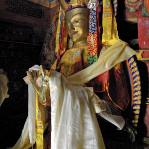Buddha, Chamchung Temple, Basgo Gompa