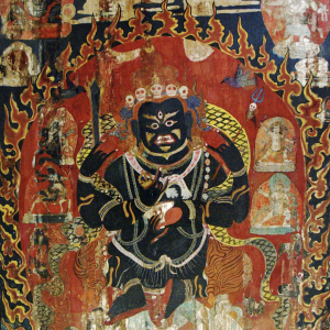 Wall painting, Chamchung Temple, Basgo Gompa