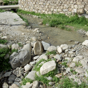 Irrigation channel and sluice, Nimoo