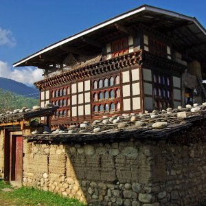 Bhutan - Traditional house