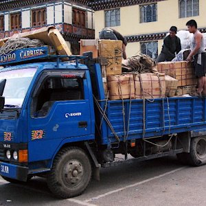 Bhutan - lorry